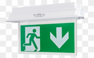Oat Led Hanging Blade Exit Sign With Energy Efficient Clipart
