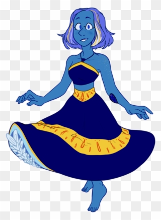 Citrine And Chilean Lapis (she/her) Clipart