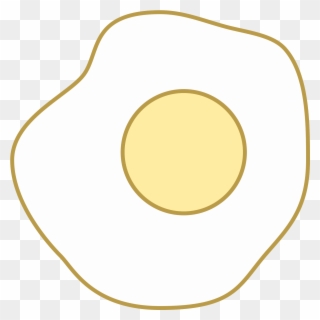 Sunny Side Up Eggs Icon Clipart