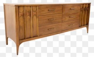 Vintage Mid Century Kent Coffey Perspecta Walnut & Clipart