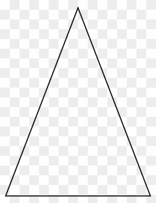 The Third Type Of Triangle Is An Isosceles Triangle Clipart