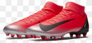 Nike Superfly 6 Academy Cr7 Fg Rosso/nero Aj3541-600 Clipart