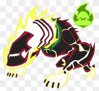 Name Wildblastfusion Between Heatblast And Wildmuttspecies Clipart