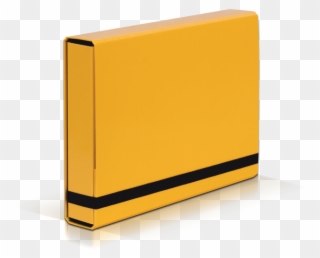 Teczka Box Z Gumką Caribic Vb341 5cm Żółta Clipart
