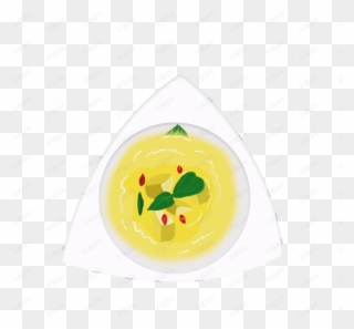 叶头咖喱鸡，绿色，黄色，一盘 Clipart