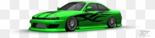Nissan Silvia S14 Coupe 1995 Tuning Clipart