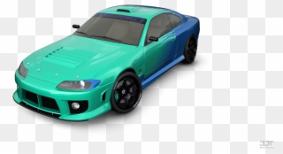 Nissan Silvia S15 2 Door Coupe 1999 Tuning Clipart