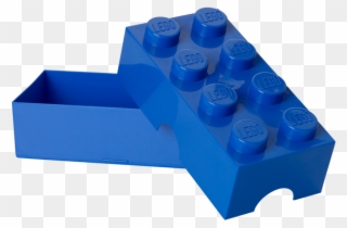 Lego Storage Svačinový Box Tmavě Modrý Clipart