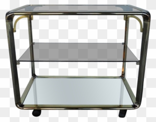 Viyet Designer Furniture Storage Vintage Brass Glass Clipart