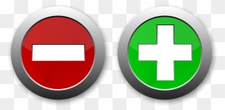 Negative And Affirmative Expressions Clipart