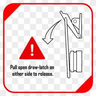 Latch Instruction Label Found On Medpacks Clipart