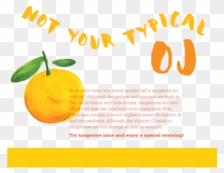 As A Whole Campaign, I Even Made Tangerine Juice To Clipart