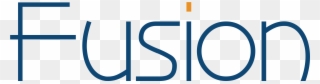 Fusion Logo Ge Healthcare Partner Blue Text Transparent Clipart