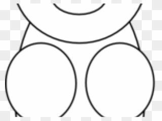 Gummy Bear Clipart Stencil - Clip Art - Png Download