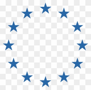 14 Stars In A Circle Clipart