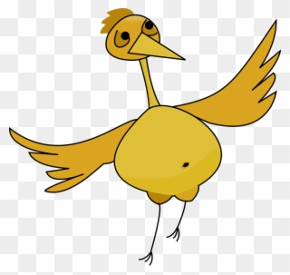 Duck Chicken Bird Dance Animal - Hd Dancing Cartoon Bird Clipart
