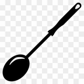 Long Thin Spoon For Kitchen Comments - Palo De Golf Icono Clipart