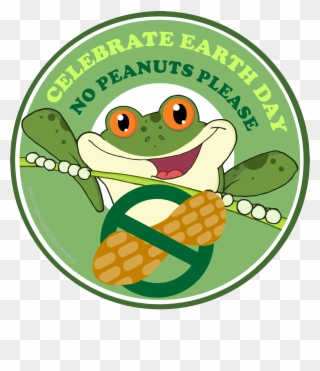 Earth Day No Peanuts Please Allergy Http - Frog Clipart