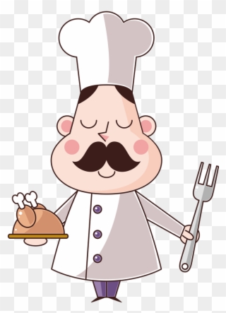 Cozinheiro Chef Cartoon Clipart