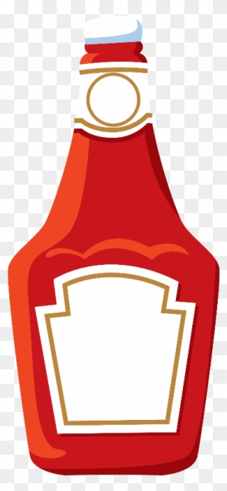 Recipe Clipart Church Jpg Transparent Download - Ketchup Bottle Clip Art - Png Download