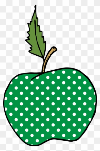 Clip Art School, Tes, Apples, Fruit, School, Green, - Polka Dot Pumpkin Svg - Png Download