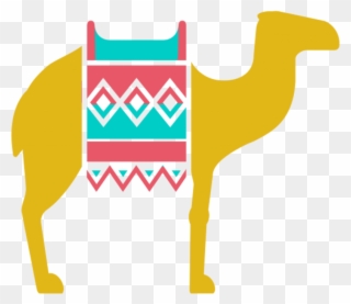 Camels Clipart Travel - Arabian Camel - Png Download