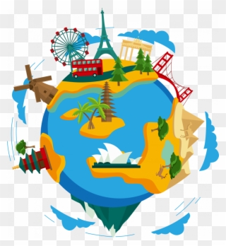 Travel Around The World Png Clipart