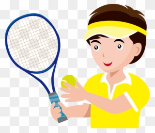Tennis - Tennis Player Clipart Png Transparent Png