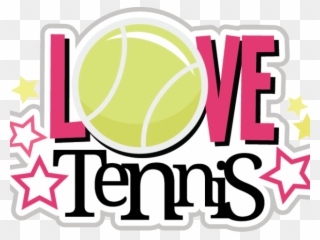 Love Clipart Tennis - Text Tennis Png Transparent Png