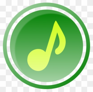Music Icon Green 1 Free Vector - Music Icon Vector Png Clipart