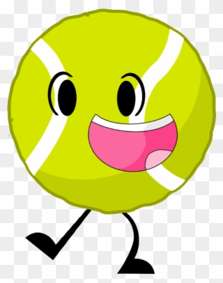 Tennis Ball Clipart Animated - Bfb Tennis Ball Asset - Png Download