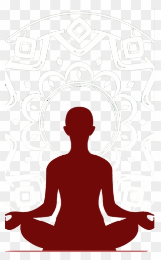 Gymnastics Clipart Yoga Boy - Mindfulness Meditation Silhouette - Png Download
