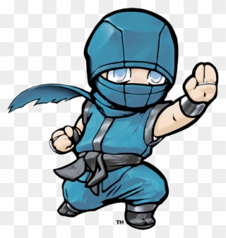 Ninjafirstblue - Blue Ninja Png Clipart