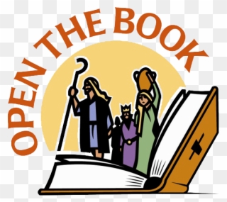 Enabling Every Child To Hear The Story Of The Bible - Open The Book Logo Clipart
