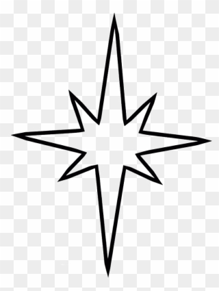 Free Drawings Of Stars Download Free Clip Art Free - Christmas Star Coloring Page - Png Download
