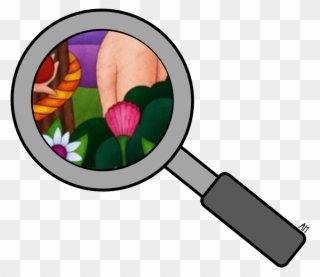 For Example, This Magnifying Glass Is A Close-up Of - Magnifying Glass Clipart