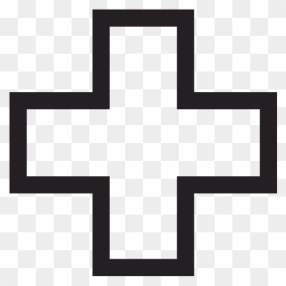 Medical - Hospital Symbol Black And White Clipart