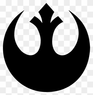 Logo Clipart Star Wars - Star Wars Rebel Symbol - Png Download