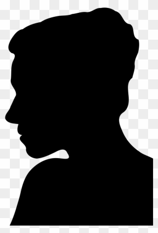 Male Face Silhouette Png Clipart