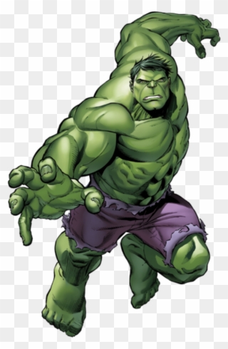 Vector Free Download Action Drawing Hulk - Hulk Comic Png Clipart