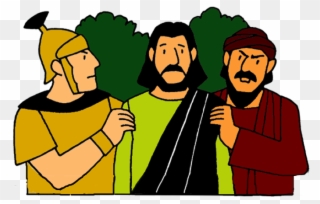 Good Story Telling Ideas - Jesus Is Arrested Cartoon Clipart (#269381 ...