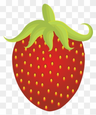 Vector Free Library Strawberries Clipart Face - Png Download