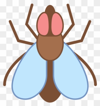 This Is A Drawing Of A Fly Clipart
