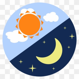 Learning About The Moon And The Sun Clipart