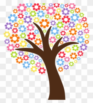 Trees Clipart Spring - Png Download