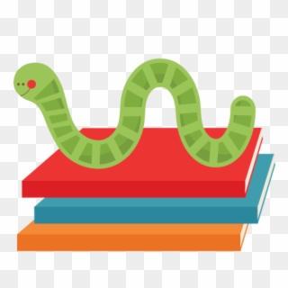 Bookworm Clip Art 19 Bookworm Vector Library Huge Freebie - Png Download