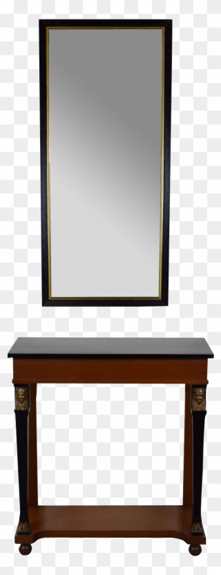 French Empire Egyptian Revival Hall Console Table W Clipart