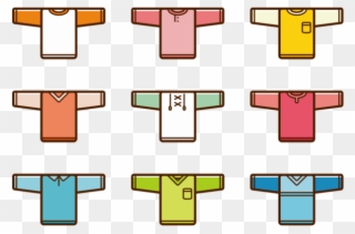 Men's Raglan T-shirt Clipart