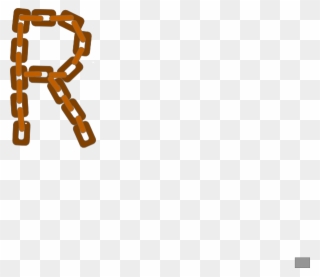 Chain Letter Brown Svg Clip Arts 600 X 521 Px - Png Download