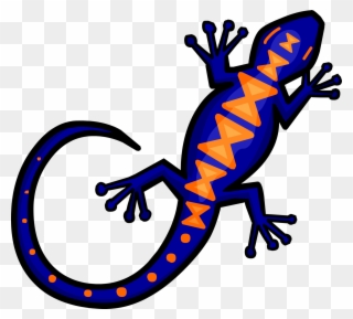 Wall Gecko Sprite 004 Clipart
